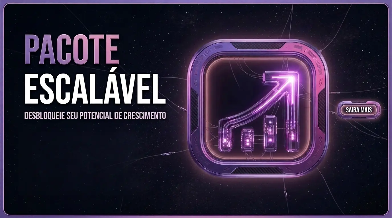 Pacote Escalável — desbloqueie seu potencial de crescimento
